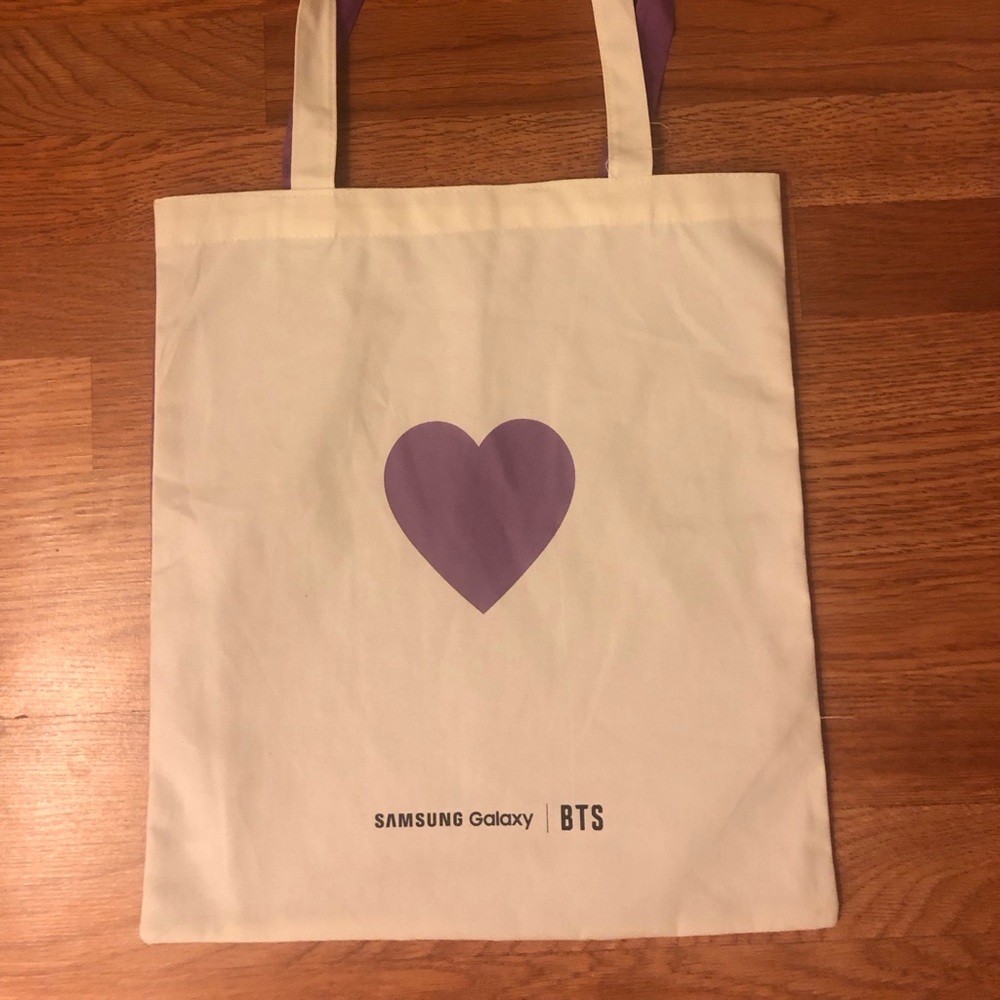 Bts x Samsung tote bag